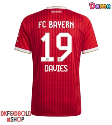 Bayern Munich Alphonso Davies #19 Hjemmebanetrøje Dame 2026-27 Kort ærmer Bayern Munich Alphonso Davies #19 Hjemmebanetrøje Dame 2026-27 Kort ærmer